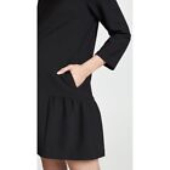 HATCH ~ The Tulip Black Maternity Ruffle Mini Shift Dress in size 0 (XS~S) - Picture 13 of 15